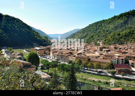 Antrodoco. Latium. Italien Stockfoto