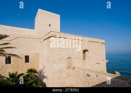 Schwäbisches Schloss. Trani. Apulien. Italien Stockfoto