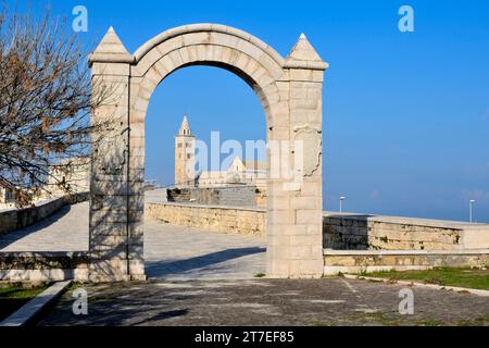 Fort Sant'antonio. Trani. Apulien. Italien Stockfoto