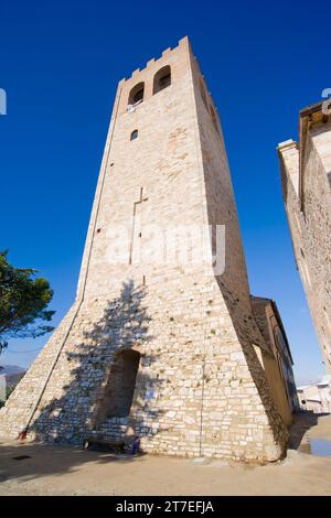 Die Cowbell. Nocera Umbra. Umbrien. Italien Stockfoto