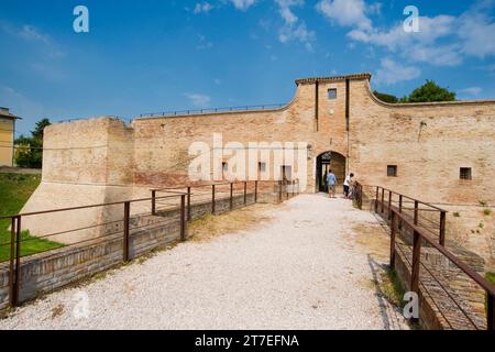 Festung Malatesta. Fano. Marken. Italien Stockfoto