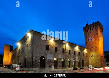 Schwäbisches Schloss. Port Recanati. Marken. Italien Stockfoto