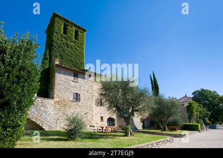 Altstadt. Peak. Montefeltro. Marken. Italien Stockfoto