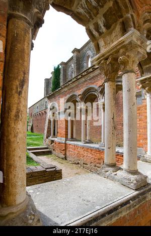 Abtei von San Galgano. Chiusdino. Toskana. Italien Stockfoto