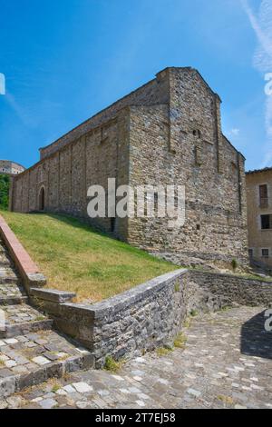 Pfarrkirche Santa Maria Assunta. San Leo. Emilia Romagna. Italien Stockfoto