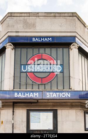 Charles Holden's Balham – U-Bahn-Station, Balham High Road, Balham, London, SW12, England, Großbritannien Stockfoto