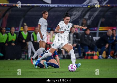 San Diego, Usa. November 2023. San Diego, Vereinigte Staaten, 11. November 2023: Ali Krieger (11 Gotham FC) während der National Women's Soccer League Championship zwischen OL Reign und Gotham FC im Snapdragon Stadium in San Diego, CA USA (NUR REDAKTIONELLE VERWENDUNG). (Rebekah Wynkoop/SPP) Credit: SPP Sport Press Photo. /Alamy Live News Stockfoto