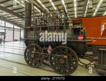 Fortbewegung, das Nationale Eisenbahnmuseum, Shildon, Co Durham, England, Großbritannien Stockfoto