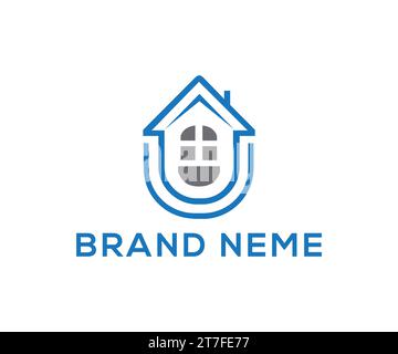 Vektordesign mit Heimlogo Stock Vektor