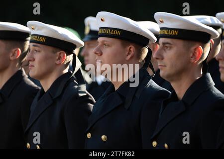 Das Wachbataillon der Bundeswehr, in der Villa Hammerschmidt in Bonn, 15.11.2023. *** Das Wachbataillon der Bundeswehr, in der Villa Hammerschmidt in Bonn, 15 11 2023 Credit: Imago/Alamy Live News Stockfoto