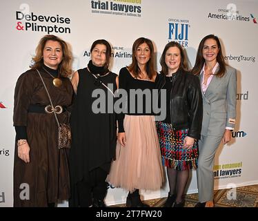 Group Shot mit Beth Shapiro nimmt am 15. November 2023 am Citymeal on Wheels 36th Annual Power Lunch im Plaza Hotel in New York, New York, USA Teil. Robin Platzer/ Twin Images/ Credit: SIPA USA/Alamy Live News Stockfoto