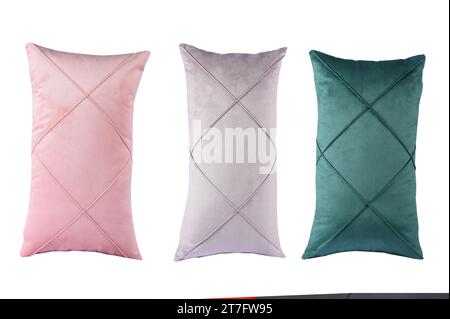 Puffkissen schöne und bequeme Sofakissen Komfort elegant dekorativ Stockfoto