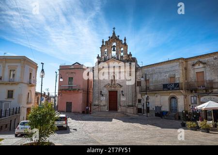 Montescaglioso ist eine Gemeinde in der Provinz Matera in Basilicata, Süditalien. Stockfoto