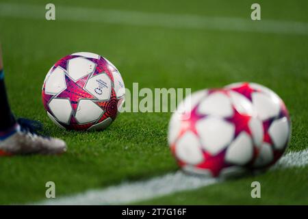 Sant Joan Despi, Spanien, 14. November 2023. Spanien-Fußball-Frauen Champions League-Gruppe A-FC Barcelona gegen SL Benfica. Quelle: Joan Gosa/Alamy Live News Stockfoto