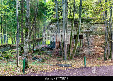 Wolf's Lair ist eine Stadt mit Bunkern, umgeben von Wäldern, Seen und Sümpfen. Das ist Adolf Hitlers größtes und bekanntestes Feldkommando. Stockfoto