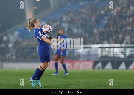 Madrid, Spanien. November 2023. Alfredo Di Stefano Stadium MADRID, SPANIEN - 15. NOVEMBER: Erin Cuthbert von Chelsea während des Spiels der UEFA Women's Champions League zwischen Real Madrid und Chelsea im Alfredo Di Stefano Stadion in Madrid. (Foto: Guillermo Martinez) GM (Guillermo Martinez/SPP) Credit: SPP Sport Pressefoto. /Alamy Live News Stockfoto