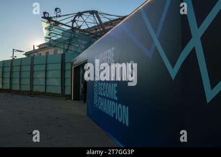 ATP Finals sind das wichtigste professionelle Tennisturnier des Jahres nach den vier Grand Slam Runden. turin, italien 15. November 2023 Stockfoto