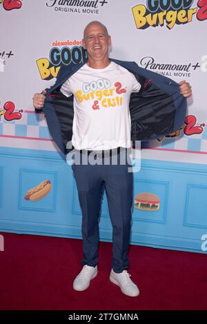 New York, Usa. November 2023. Phil Traill besucht die „Good Burger 2“-Weltpremiere am Regal Union Square in New York City. Quelle: SOPA Images Limited/Alamy Live News Stockfoto