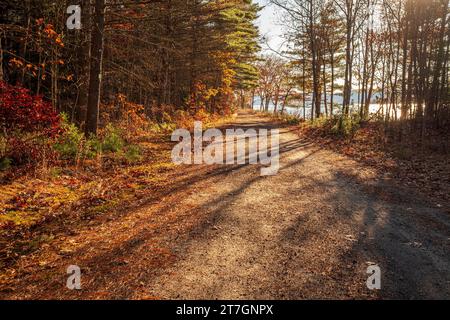 Quabbin Reservoir in New Salem, Massachusetts, Gate 35 Stockfoto