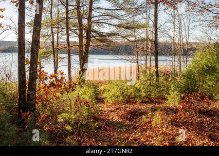 Quabbin Reservoir in New Salem, Massachusetts, Gate 35 Stockfoto