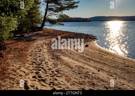 Quabbin Reservoir in New Salem, Massachusetts, Gate 35 Stockfoto