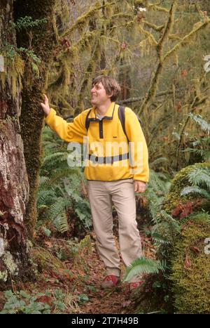 North Fork Smith River Trail, Kentucky fällt Special-Interest-Bereich, Siuslaw National Forest, Oregon Stockfoto