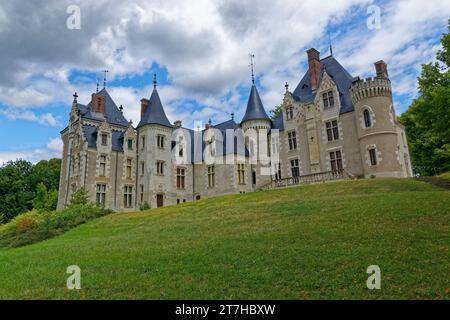 Das Schloss Chateau de Cande in Monts, Indre-et-Loire, Frankreich. Stockfoto