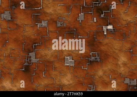 Roter und brauner abstrakter Hintergrund Stockfoto