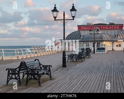 Am Cromer Pier Stockfoto