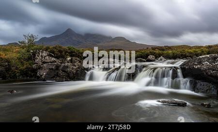 Allen Dearg Mor Wasserfall, Isle of Skye, Schottland Stockfoto