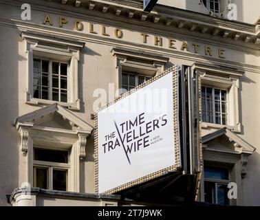 London, Großbritannien. „The Time Traveller's Wife – the Musical“ (Lauren Gunderson / Dave Stewart / Joss Stone) im Apollo Theatre, Shaftesbury Avenue, 20. November Stockfoto