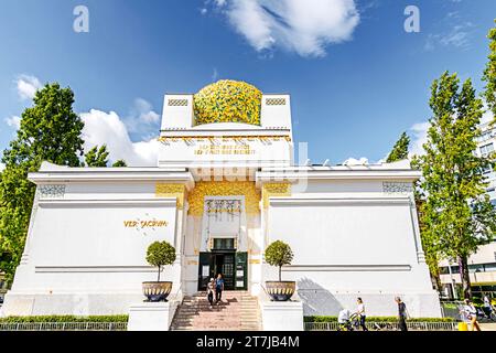 Wien - Wien: Museum der Wiener Sezession, nahe Naschmarkt Stockfoto