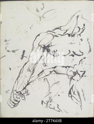 George Minne verschiedene Skizzen. Stift, Bleistift 1888, 1888 Stockfoto