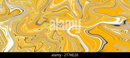 Farbenfroher abstrakter Hintergrund. Flüssiger Farbhintergrund. Fließende Malerei abstrakte Textur. Intensive bunte Mischung aus lebendigen Farben Stockfoto