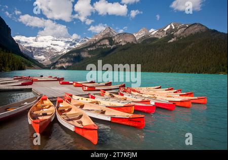 LAKE LOUISE, ALBERTA, KANADA Stockfoto