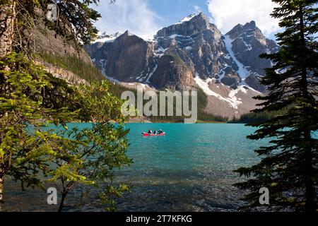 MORAINE LAKE CANADA Stockfoto