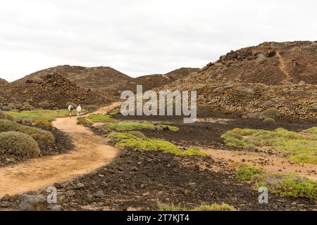 Isla De Lobos Fueurtaventura Kanarische Inseln Stockfoto