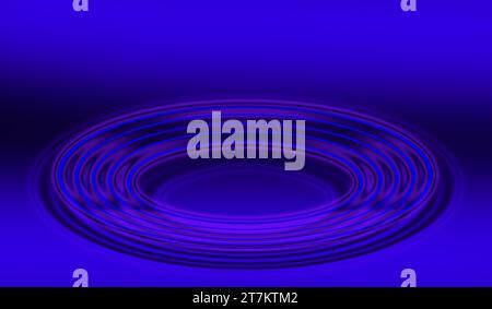 Abstrakter heller glitzernder blauer Hintergrund. Elegante 3D-Illustration. Stockfoto