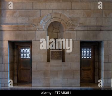 Die Büste von General John J. Pershing im Nebraska State Capitol in Lincoln Stockfoto