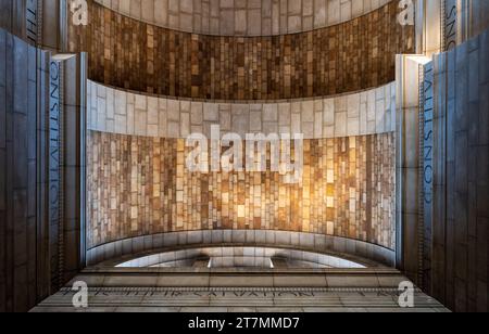 Deckendetails im Nebraska State Capitol in Lincoln Stockfoto