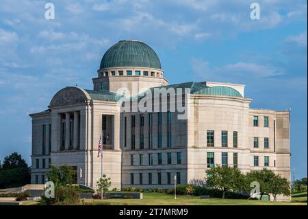Justizgebäude des Bundesstaates Iowa in des Moines Stockfoto