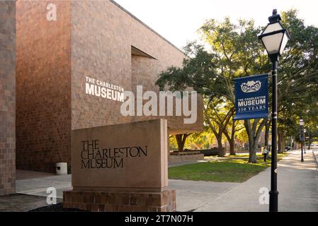 Das Charleston Museum, Amerikas erstes Museum in Charleston South Carolina Stockfoto