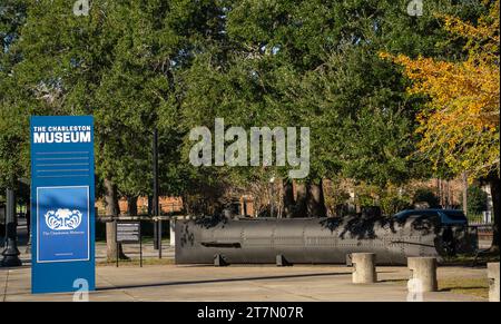 Das Charleston Museum, Amerikas erstes Museum in Charleston South Carolina Stockfoto