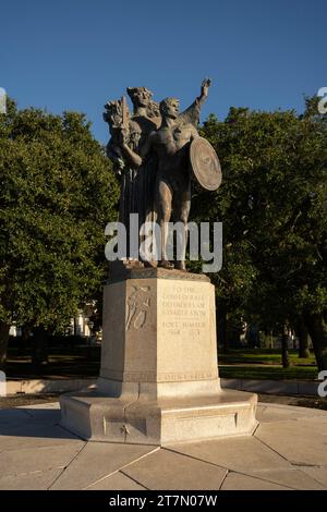 Confederate Defenders of Charleston Monument in Charleston South Carolina Stockfoto