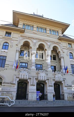 Rathaus, Bulevardul Regina Elisabeta, Historisches Zentrum, Bukarest, Gemeinde Bukarest, Rumänien, Europa Stockfoto