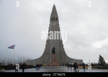 Winterlandschaften aus ganz Island Stockfoto