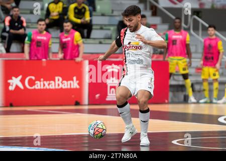 Esteban Cejudo Guerrero Spieler von ElPozo MURCIA während des Spiels ELPOZO MURCIA FS gegen JAEN PARAISO INTERIOR FS. LNFS First Division Futsal League Murci Stockfoto