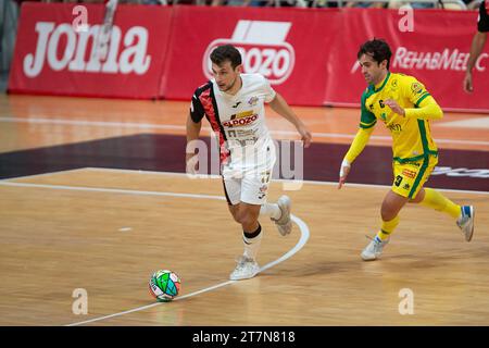 Eric Pérez Veganzones Spieler von ElPozo MURCIA während des Spiels ELPOZO MURCIA FS gegen JAEN PARAISO INTERIOR FS. LNFS First Division Futsal League Murcia Stockfoto