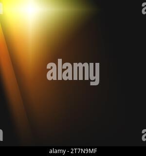 Overlay-Lichteffekt für Fotos und Mockups. Farbfilm-Burn-Light-Fotoüberlagerung, Verwendung Des Bildschirmmodus, Abstrakter Hintergrund, Regenbogenlinse Leaks Prism Co Stockfoto
