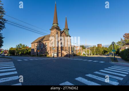 First United Methodist Church Marquette, Vereinigte Staaten Stockfoto